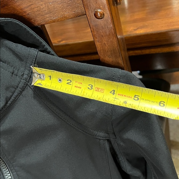 Ladies size Small, long black Jacket - Picture 3 of 4